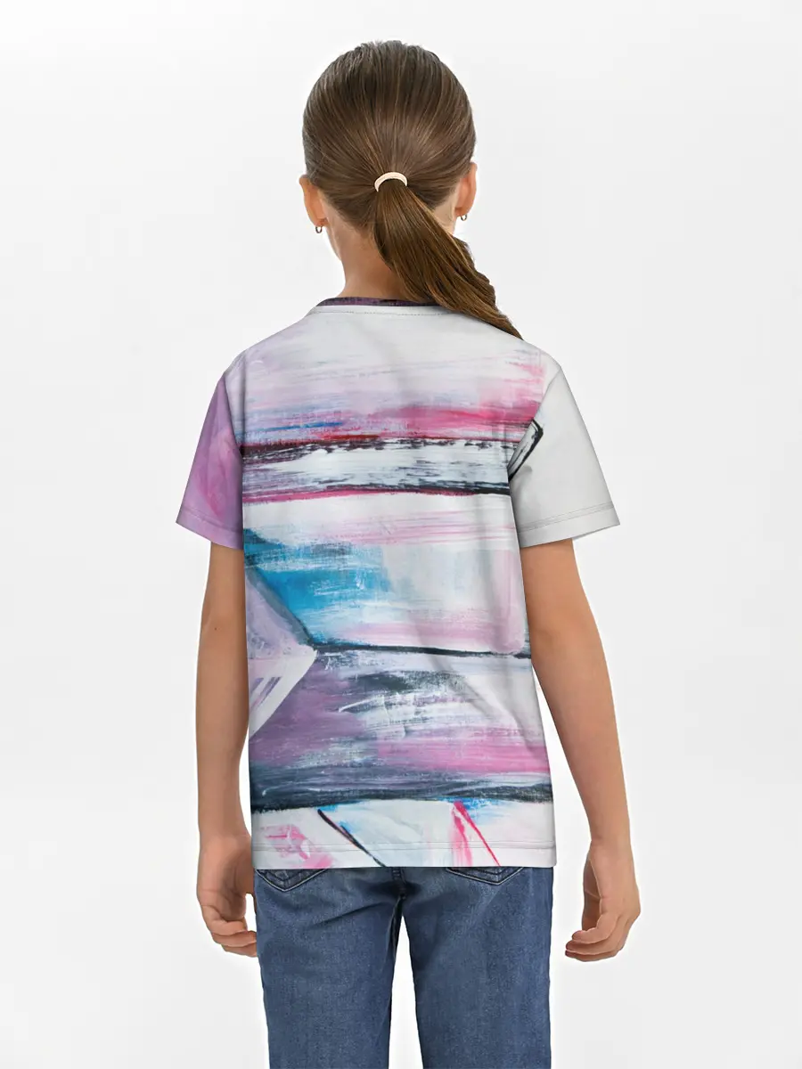 Детская базовая футболка / Цветные мелки