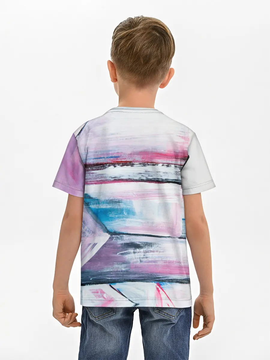 Детская базовая футболка / Цветные мелки
