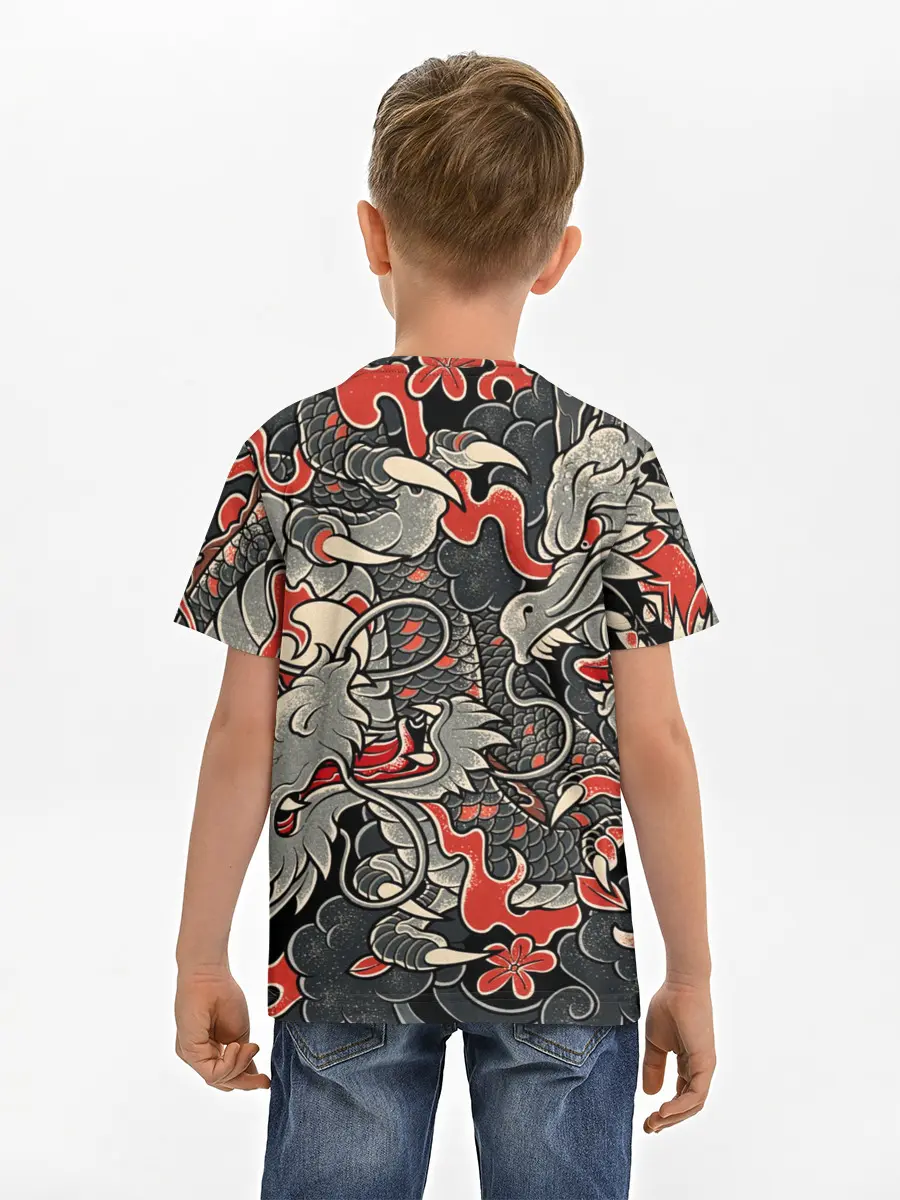 Детская базовая футболка / Самурай