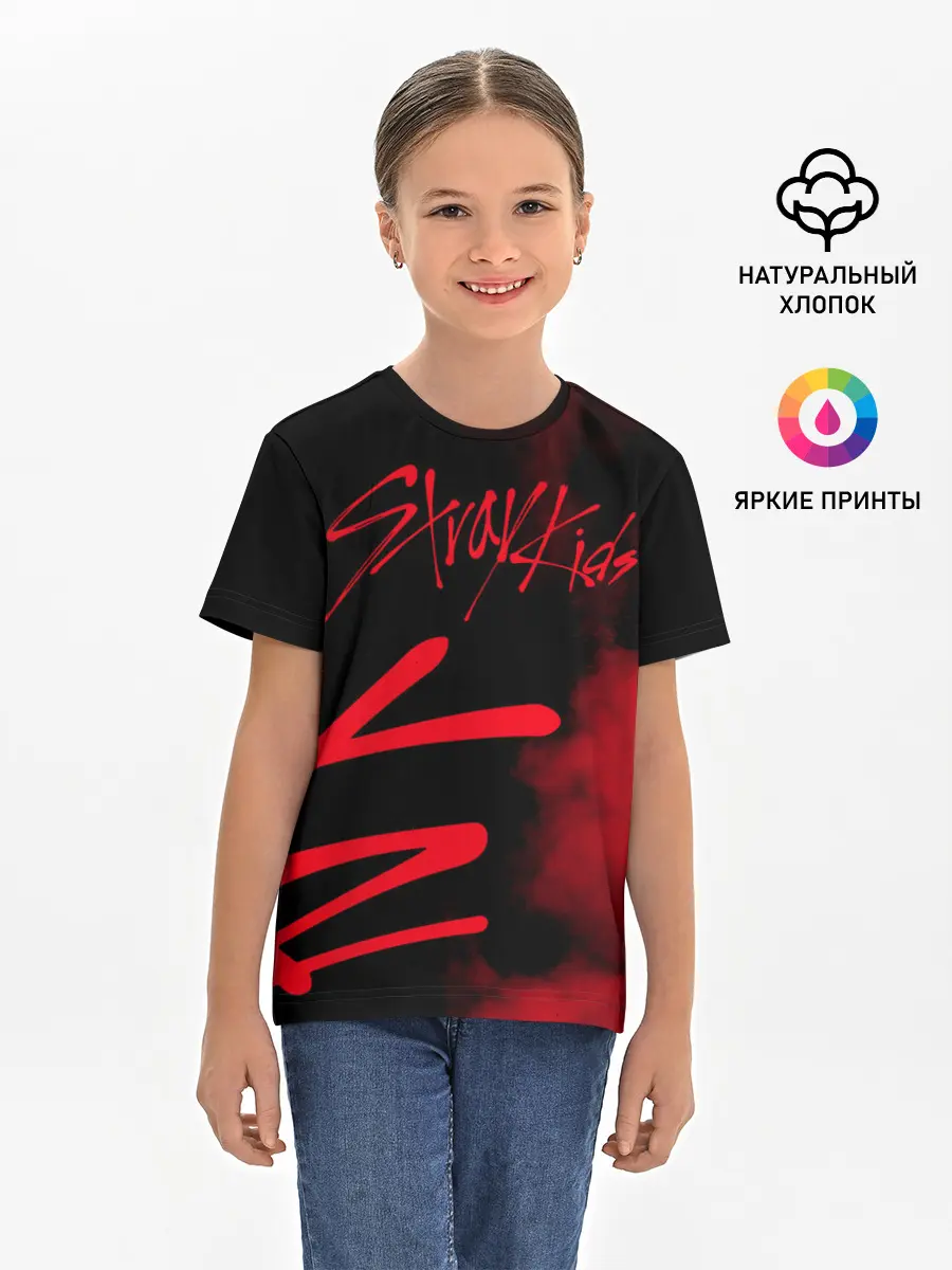 Детская базовая футболка / Stray Kids