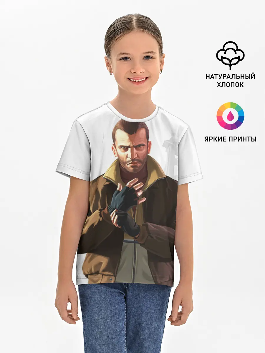 Детская базовая футболка / Нико