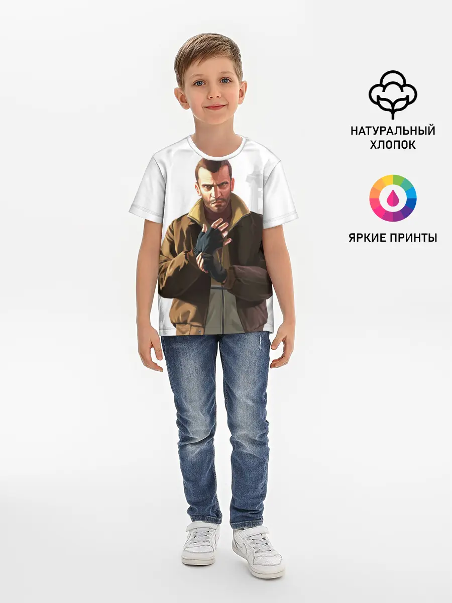 Детская базовая футболка / Нико