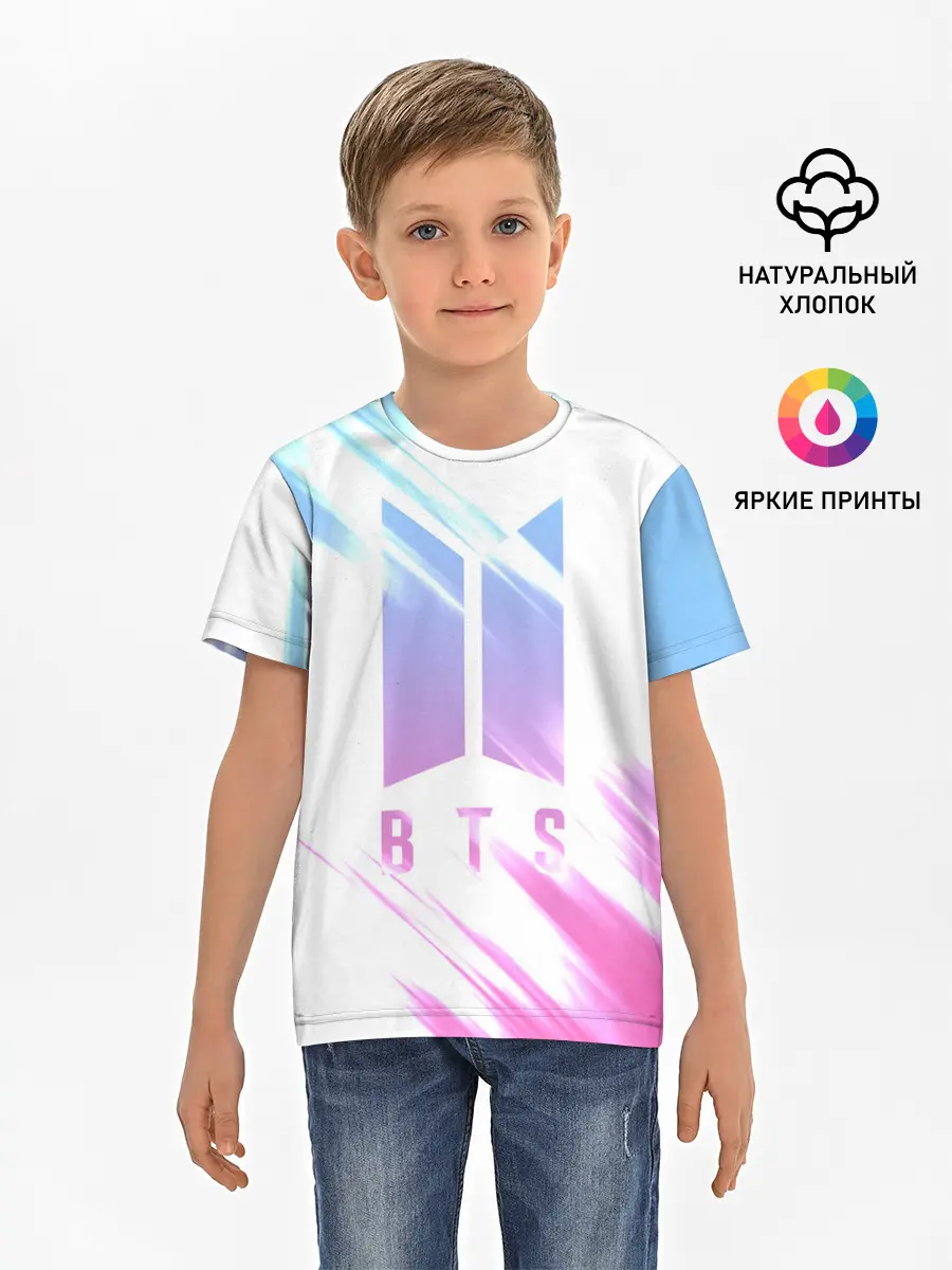 Детская базовая футболка / BTS | БТС