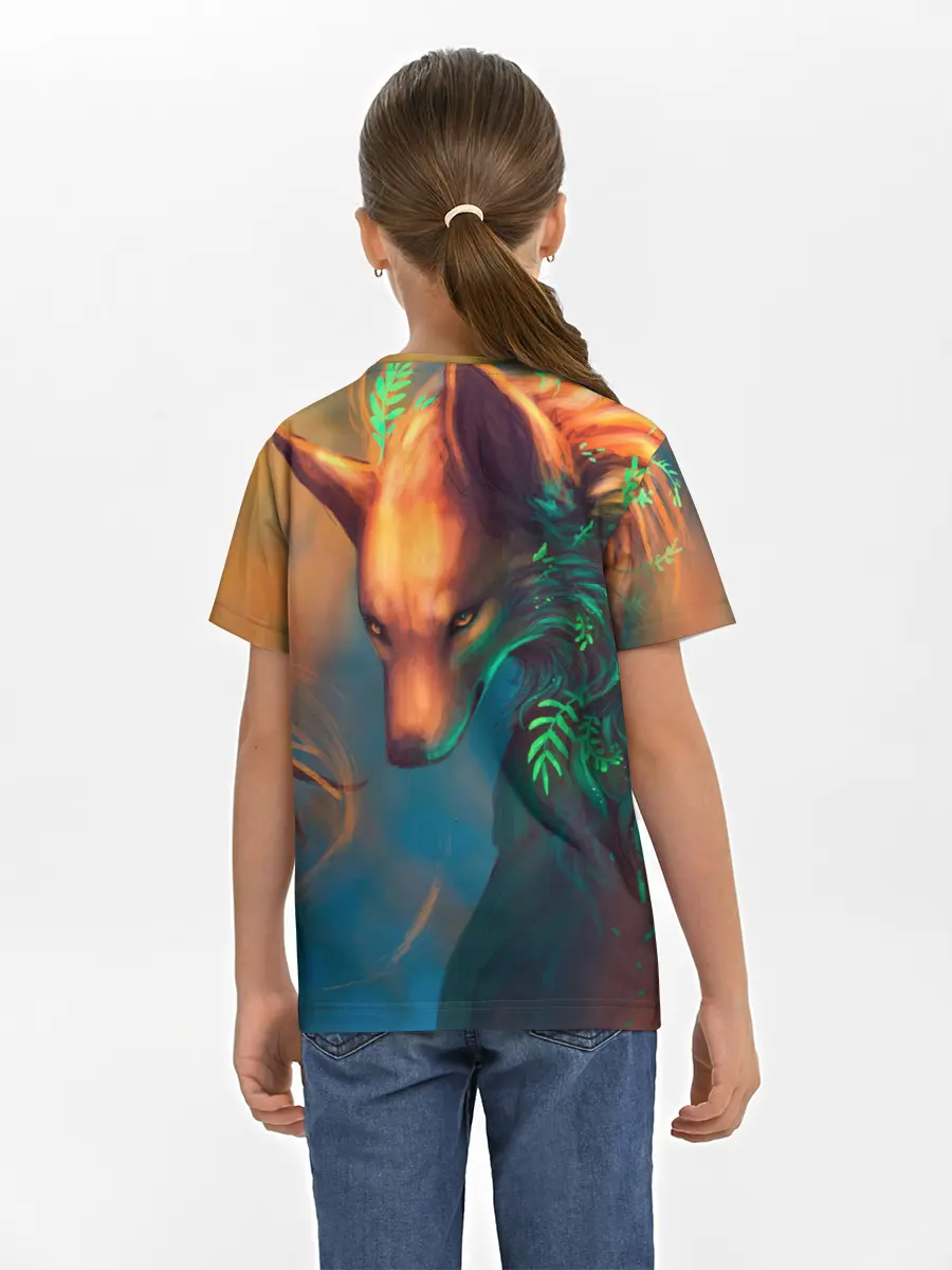 Детская базовая футболка / Волшебная лиса