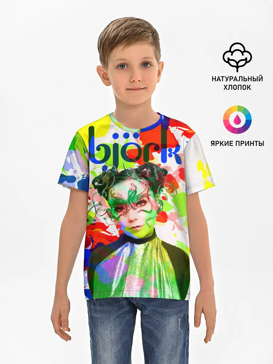 Детская базовая футболка / Bjork