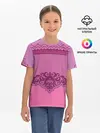 Детская базовая футболка / Кружева