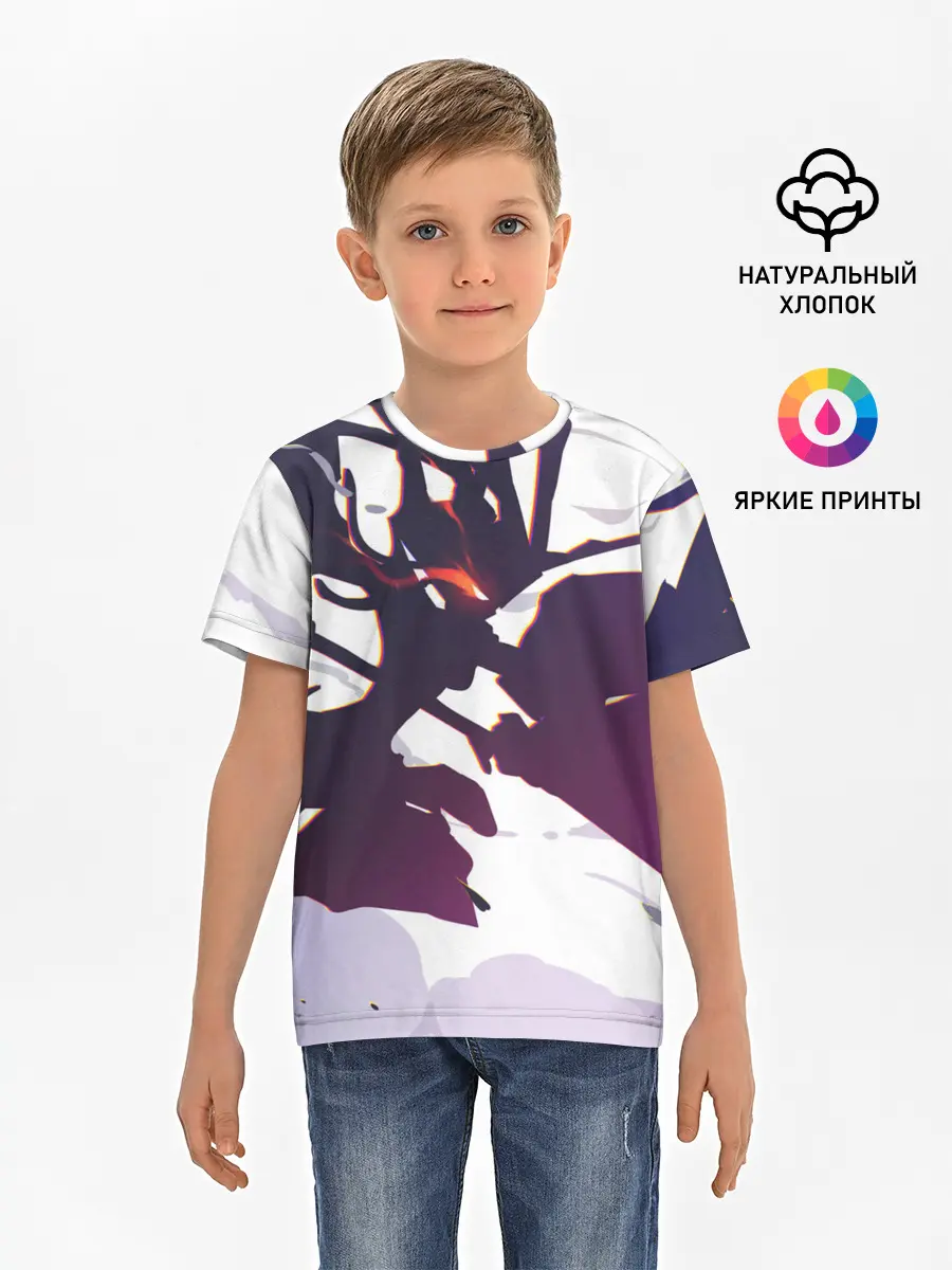 Детская базовая футболка / милый во франксе абстракция
