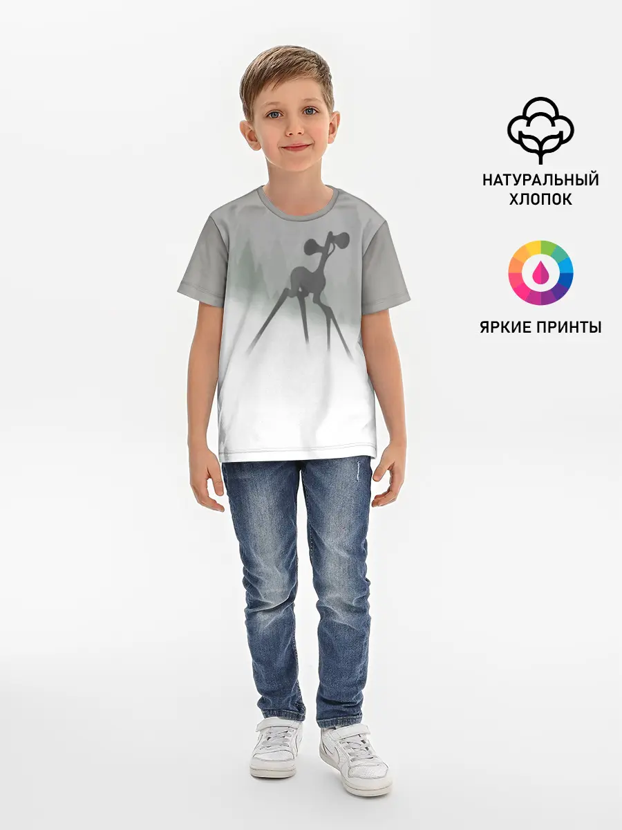 Детская базовая футболка / Сиренеголовый олень