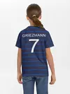 Детская базовая футболка / Гризман футболист Франция