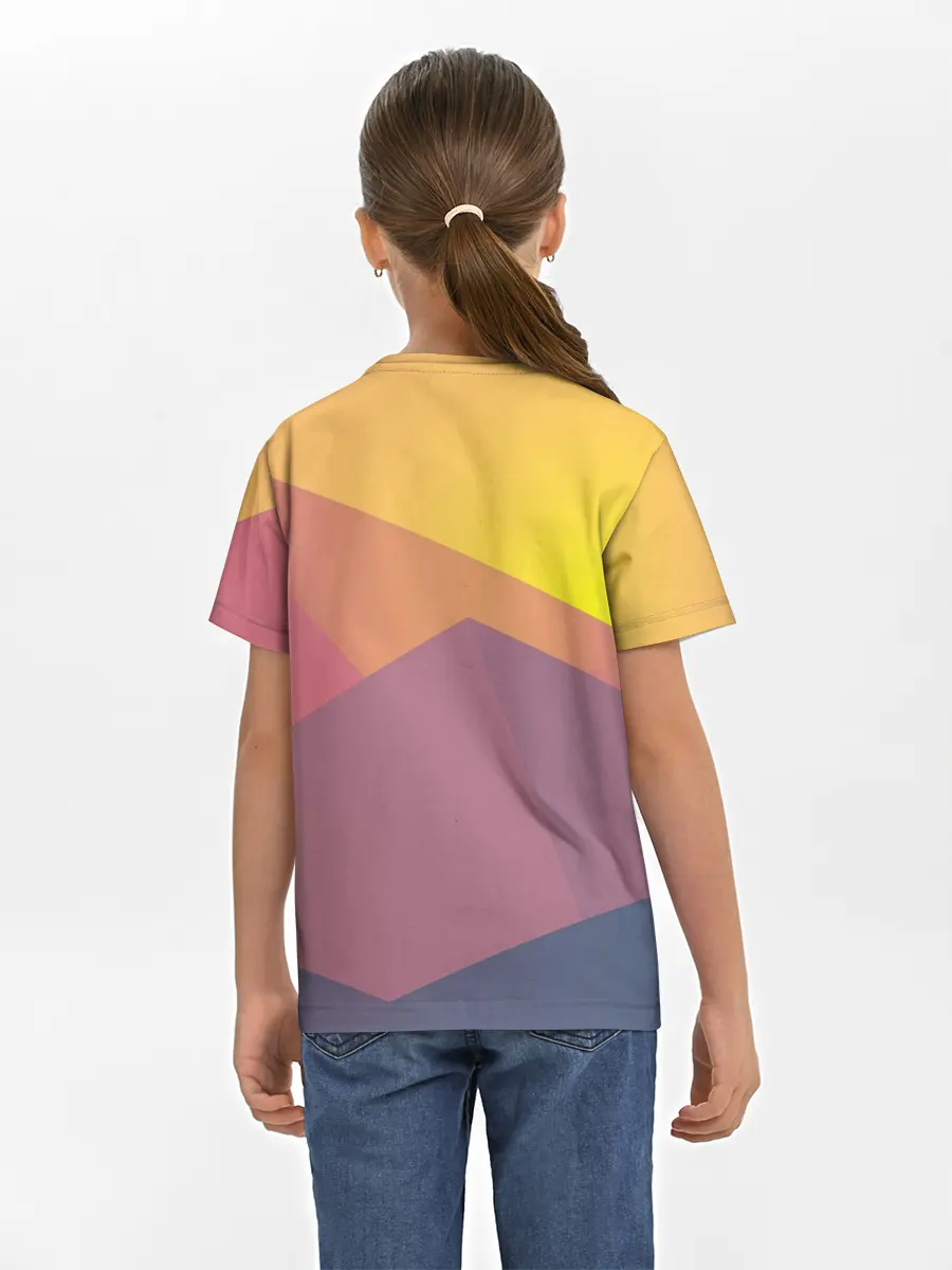 Детская базовая футболка / Векторный Египет