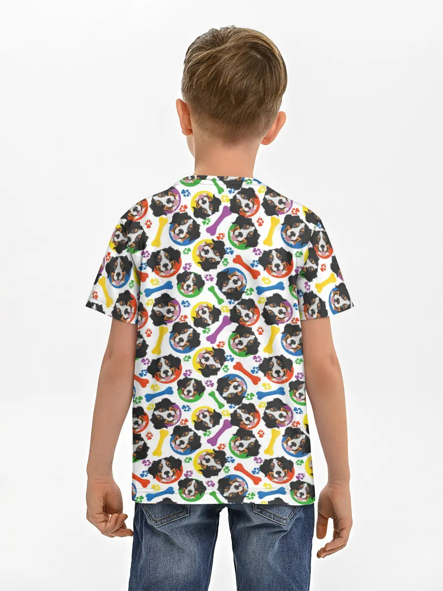 Детская базовая футболка / Бернский Зенненхунд