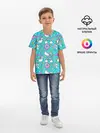 Детская базовая футболка / Turquoise unicorn
