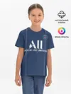 Детская базовая футболка / Messi PSG Football