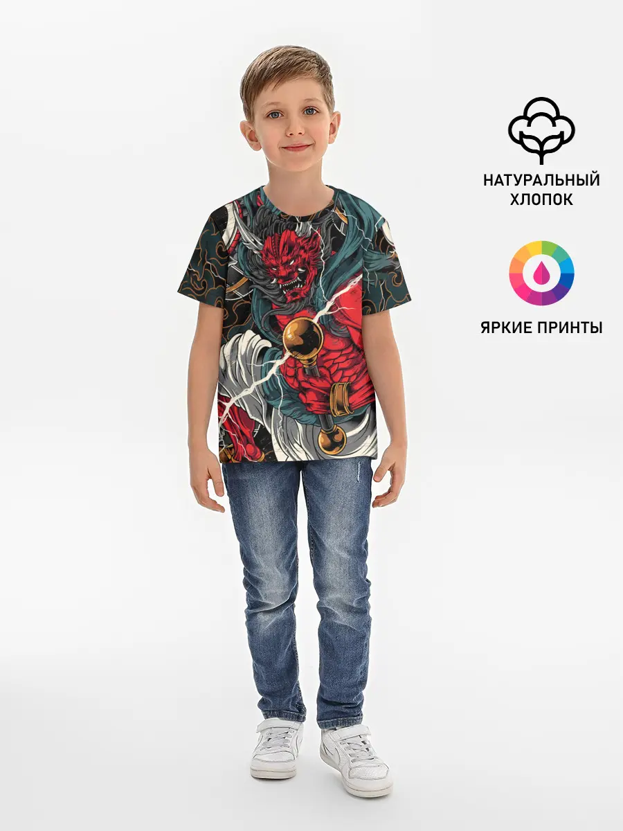 Детская базовая футболка / БОГ ГРОМА РАЙДЗИН