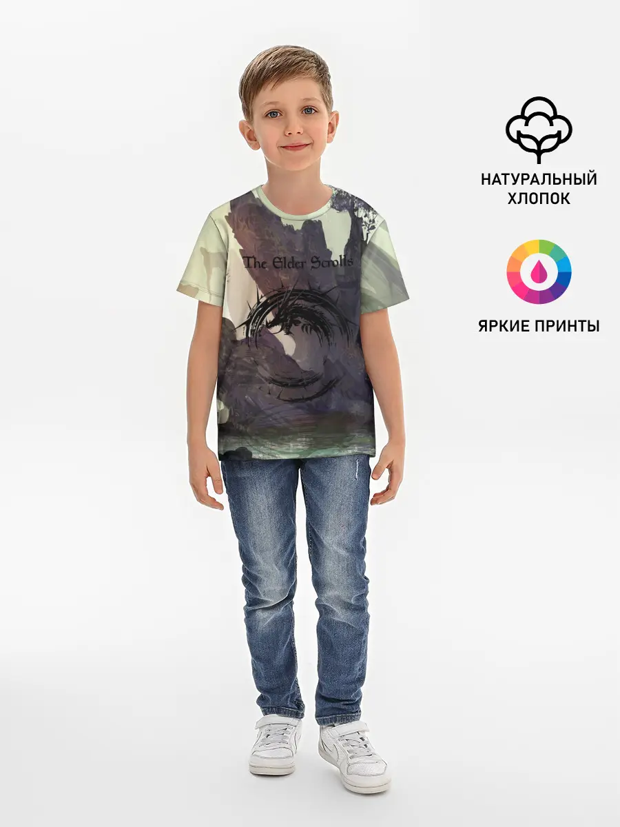Детская базовая футболка / The Elder Scrolls