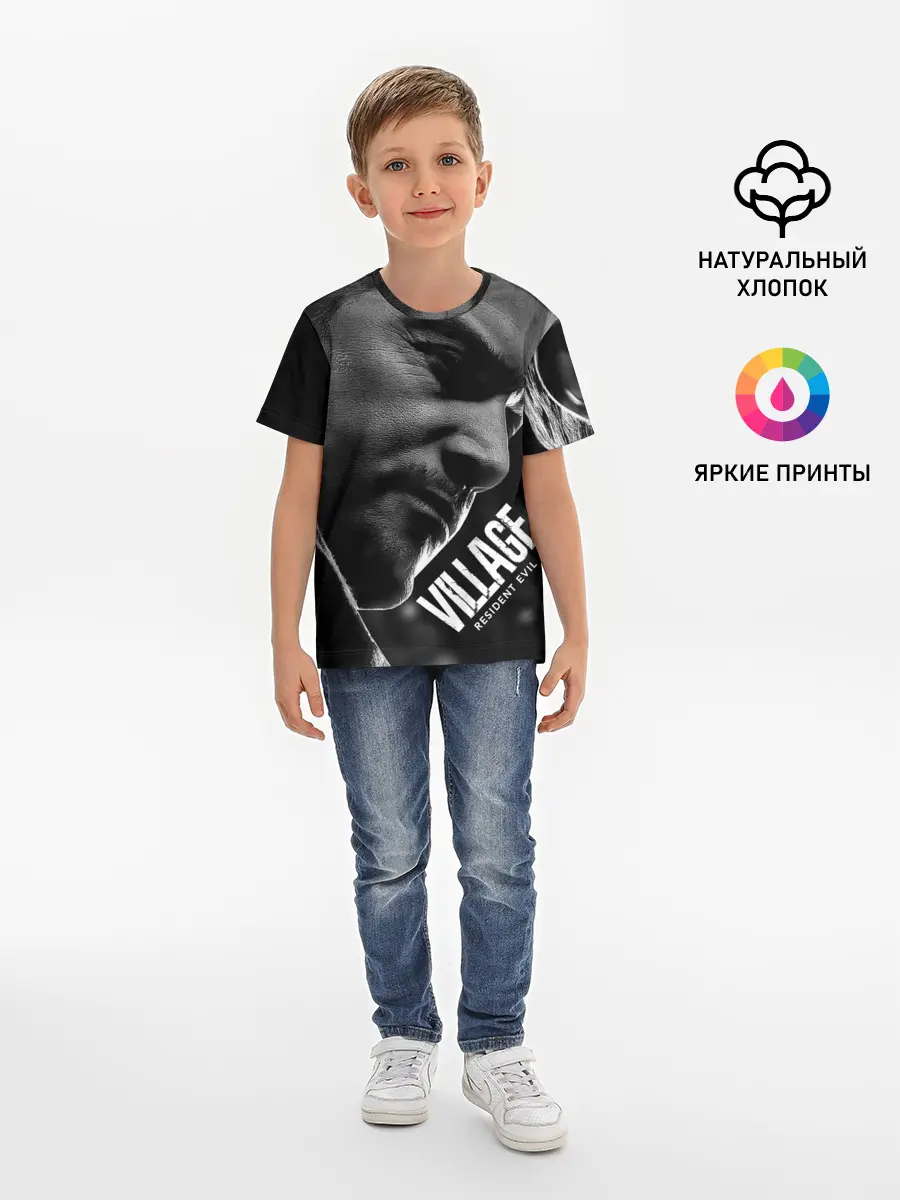 Детская базовая футболка / RESIDENT EVIL 8 VILLAGE