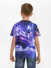 Детская базовая футболка / Cyberpunk city