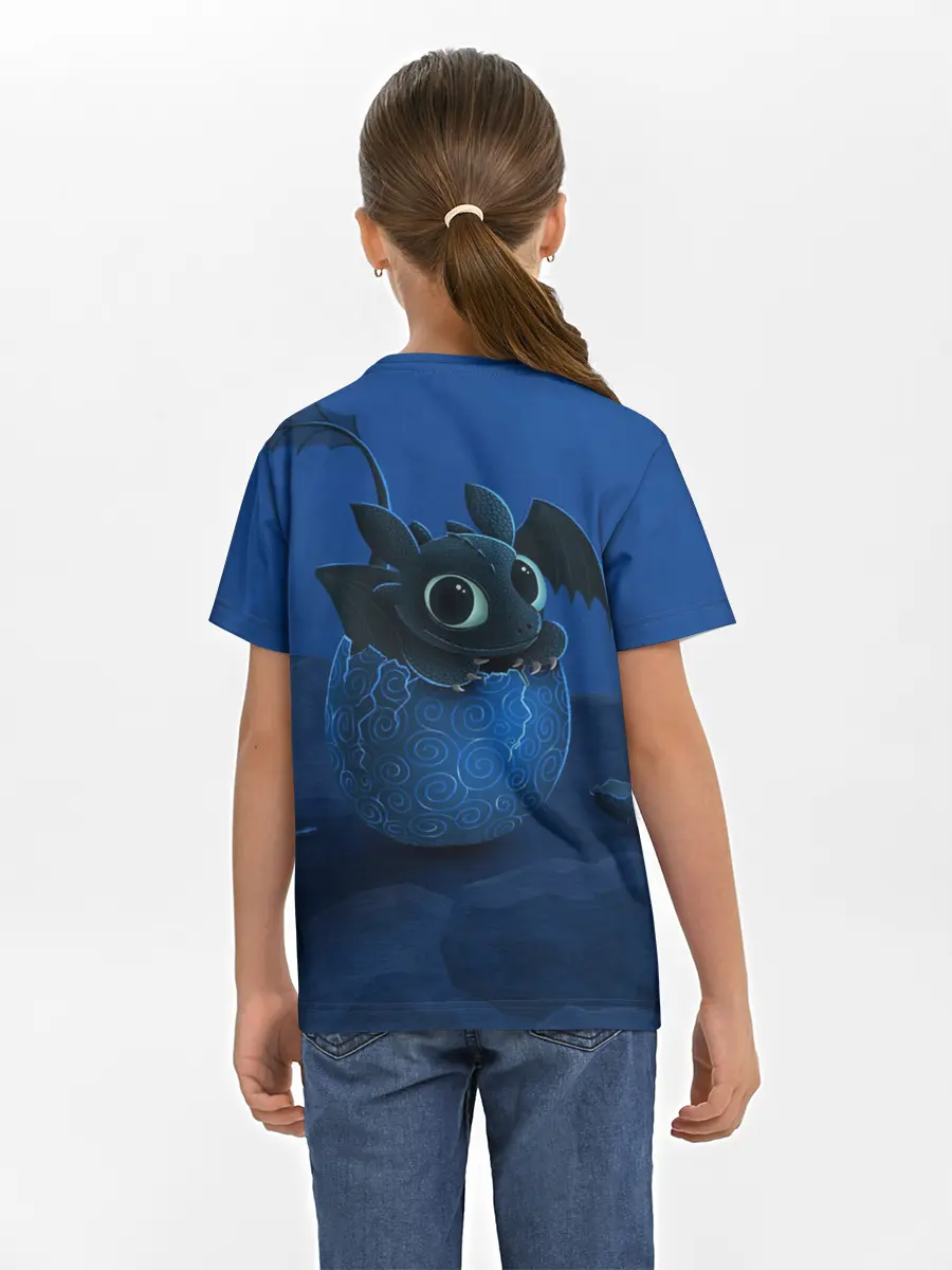 Детская базовая футболка / Малыш Беззубик