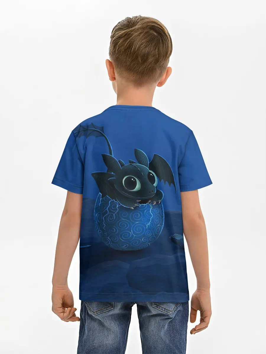 Детская базовая футболка / Малыш Беззубик