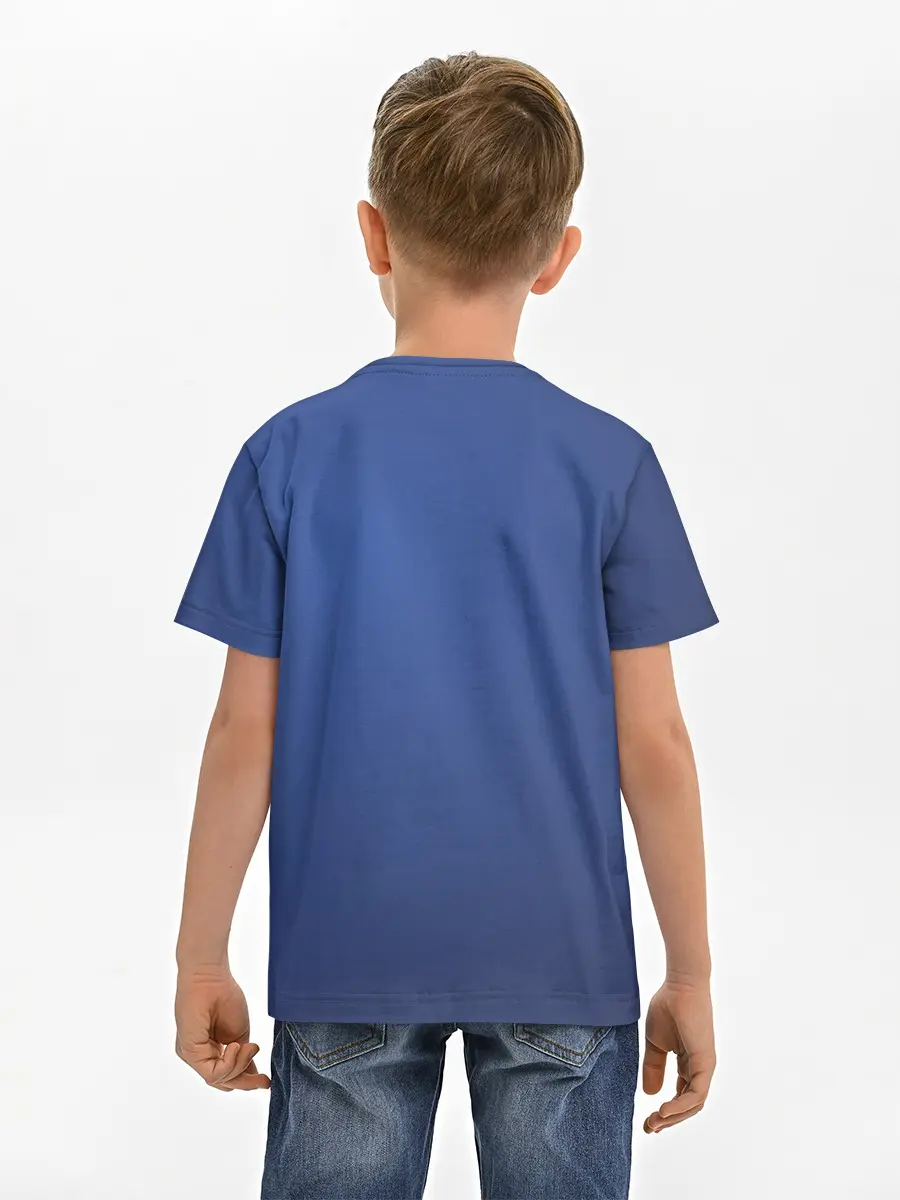 Детская базовая футболка / Digital face