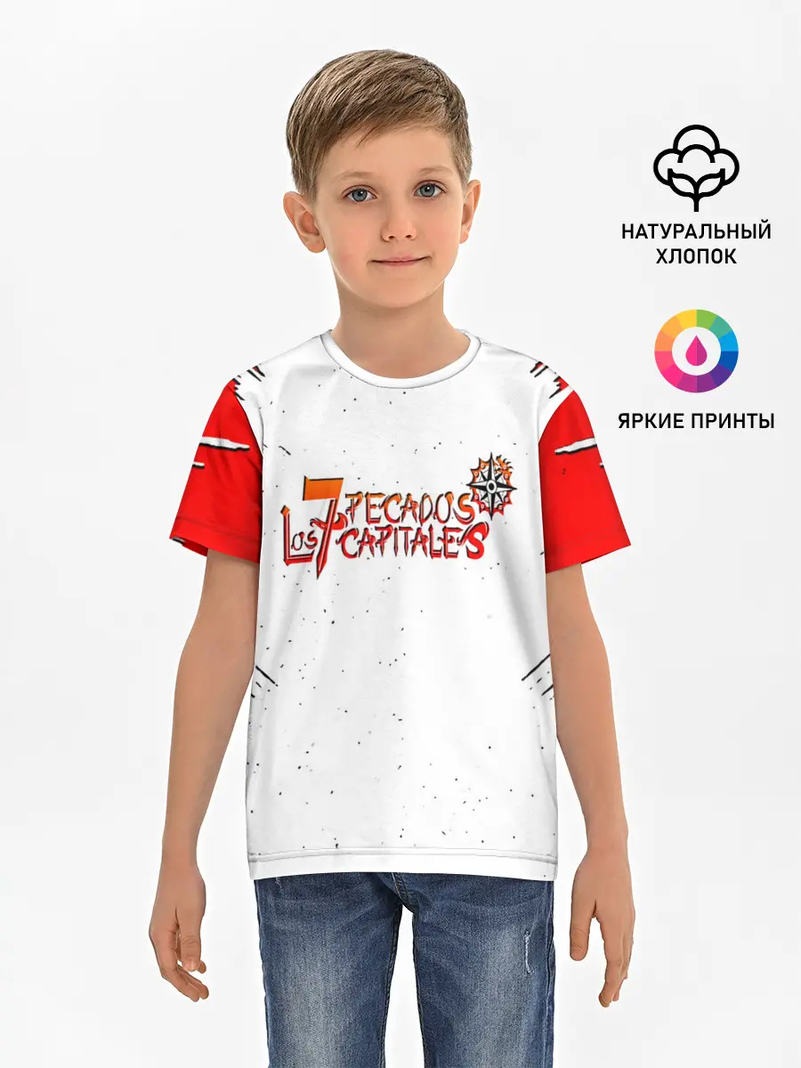 Детская базовая футболка / Nanatsu no Taizai lines