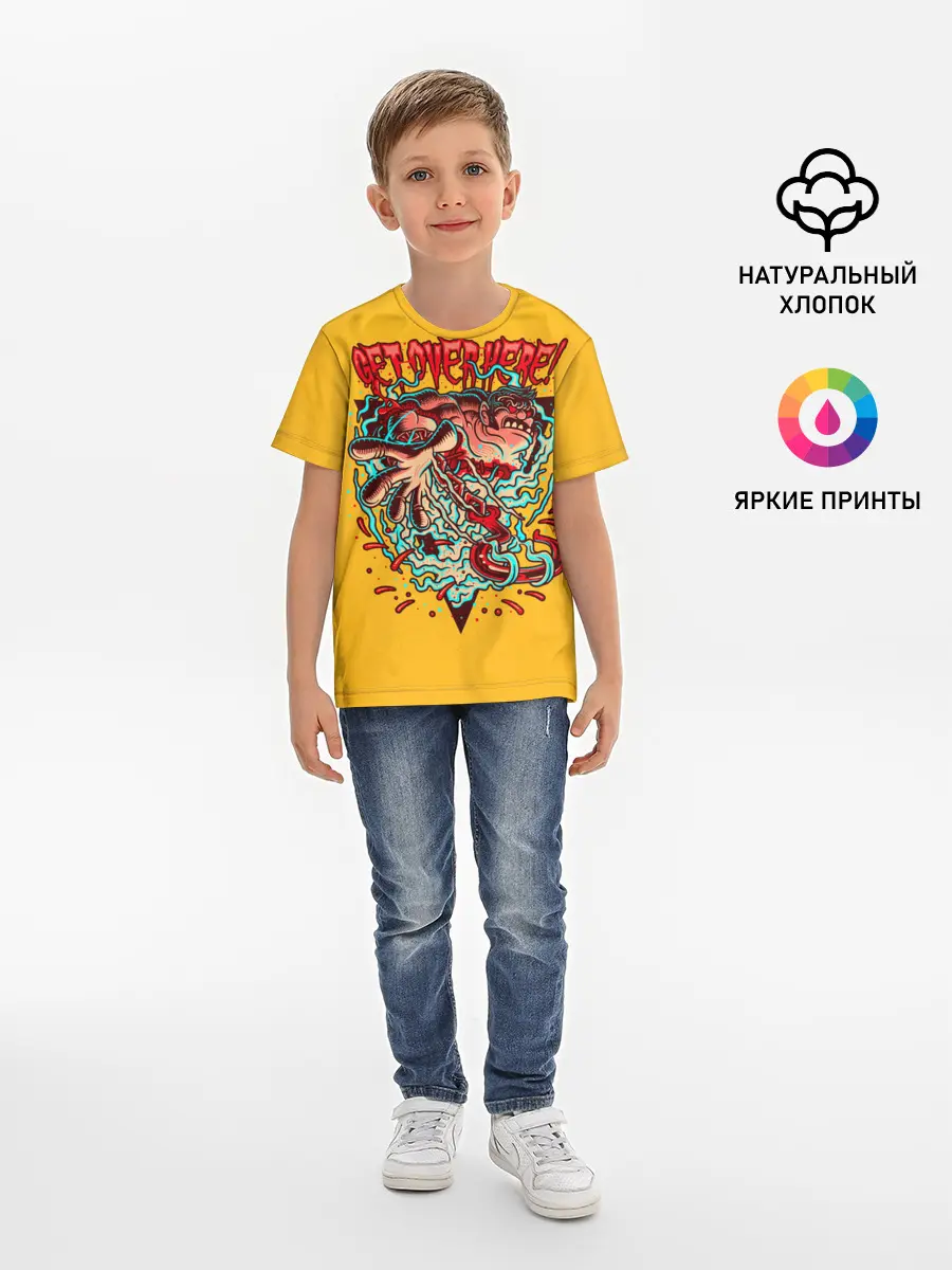 Детская базовая футболка / Пудж | Dota 2