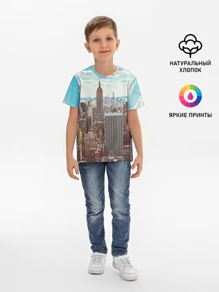 Детская базовая футболка / Столица мира