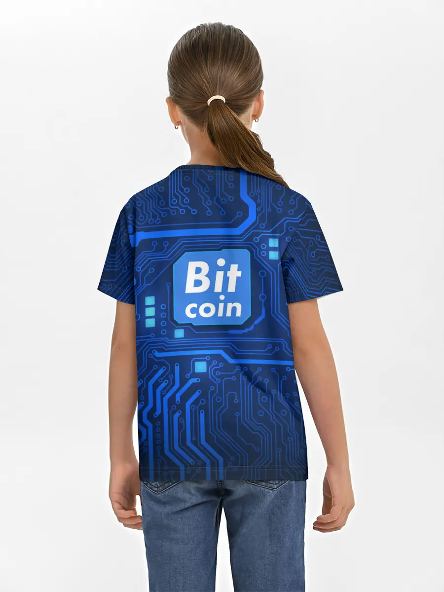 Детская базовая футболка / BITCOIN | БИТКОИН