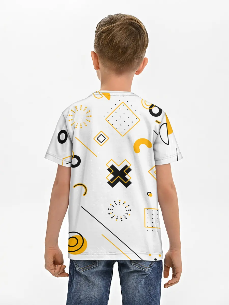 Детская базовая футболка / Геометрический узор