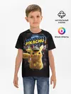 Детская базовая футболка / Pikachu Detective