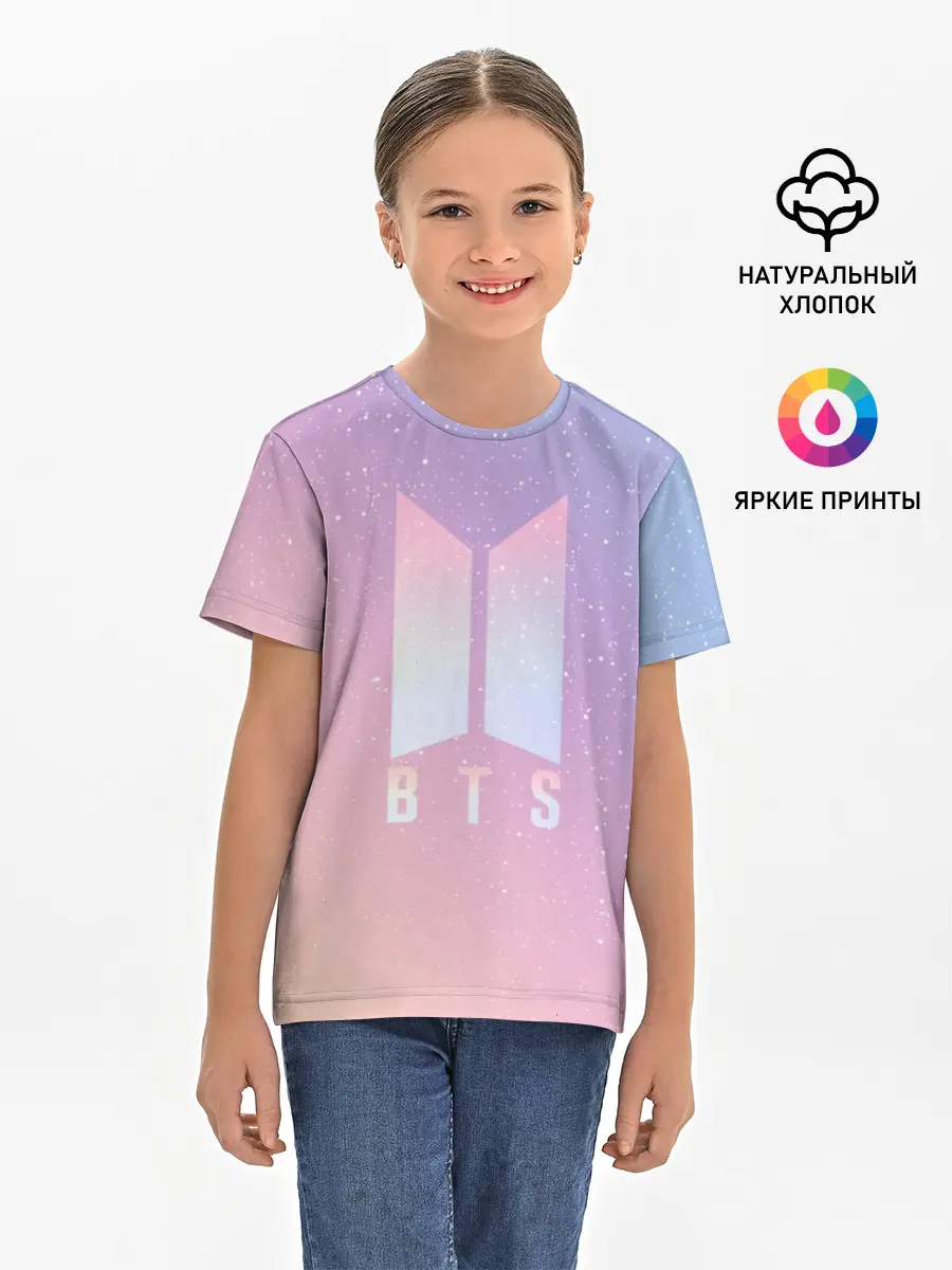 Детская базовая футболка / BTS LOVE YOURSELF / БТС СТАРС