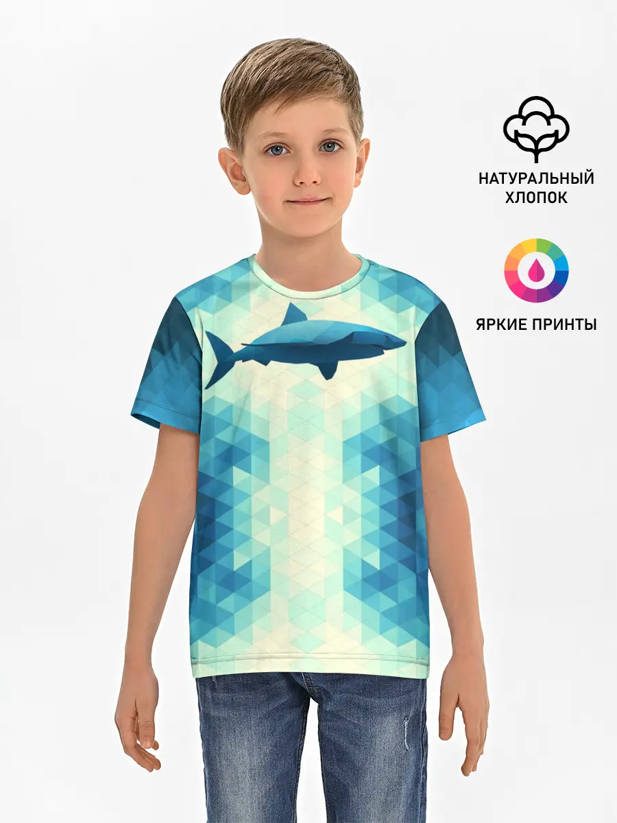Детская базовая футболка / Акула