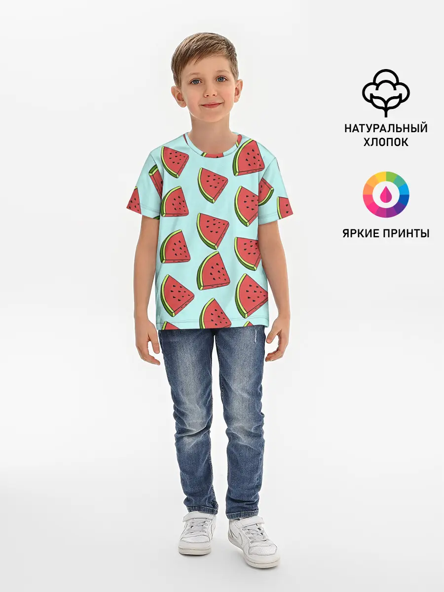 Детская базовая футболка / Дольки арбузов