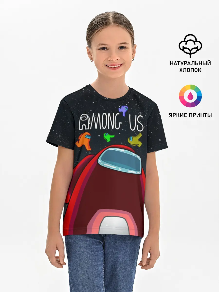 Детская базовая футболка / AMONG US