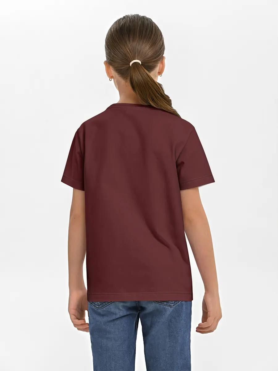 Детская базовая футболка / лазурный путь