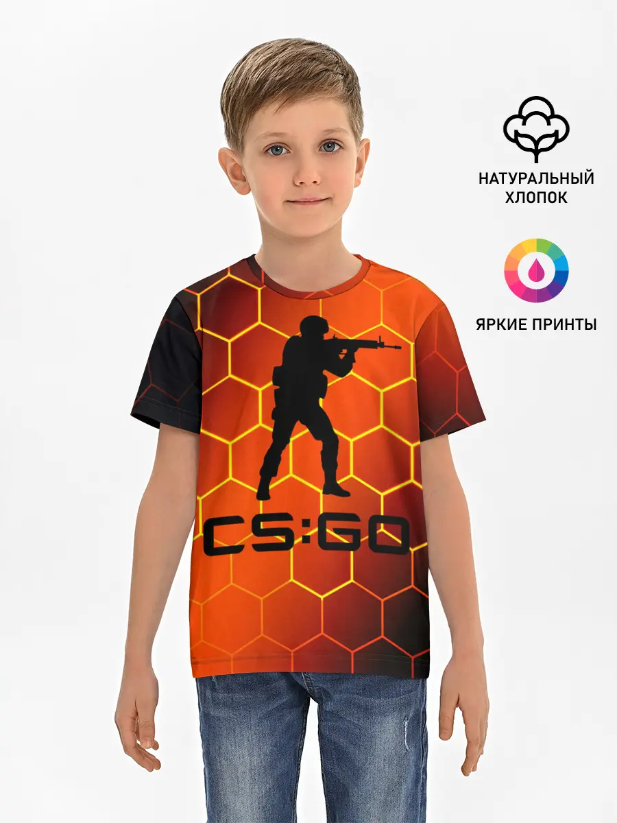 Детская базовая футболка / CS GO | КС ГО