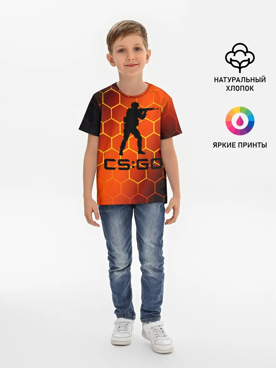 Детская базовая футболка / CS GO | КС ГО