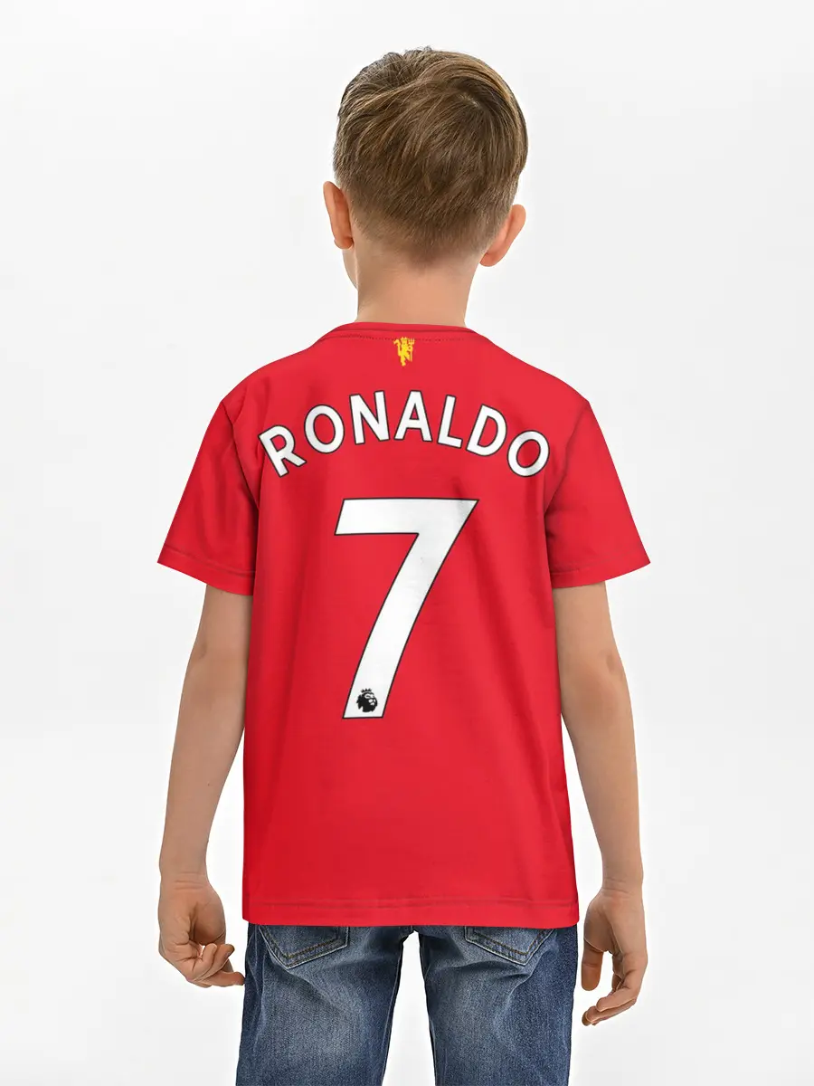 Детская базовая футболка / Роналду Манчестер Юнайтед