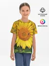 Детская базовая футболка / Подсолнух