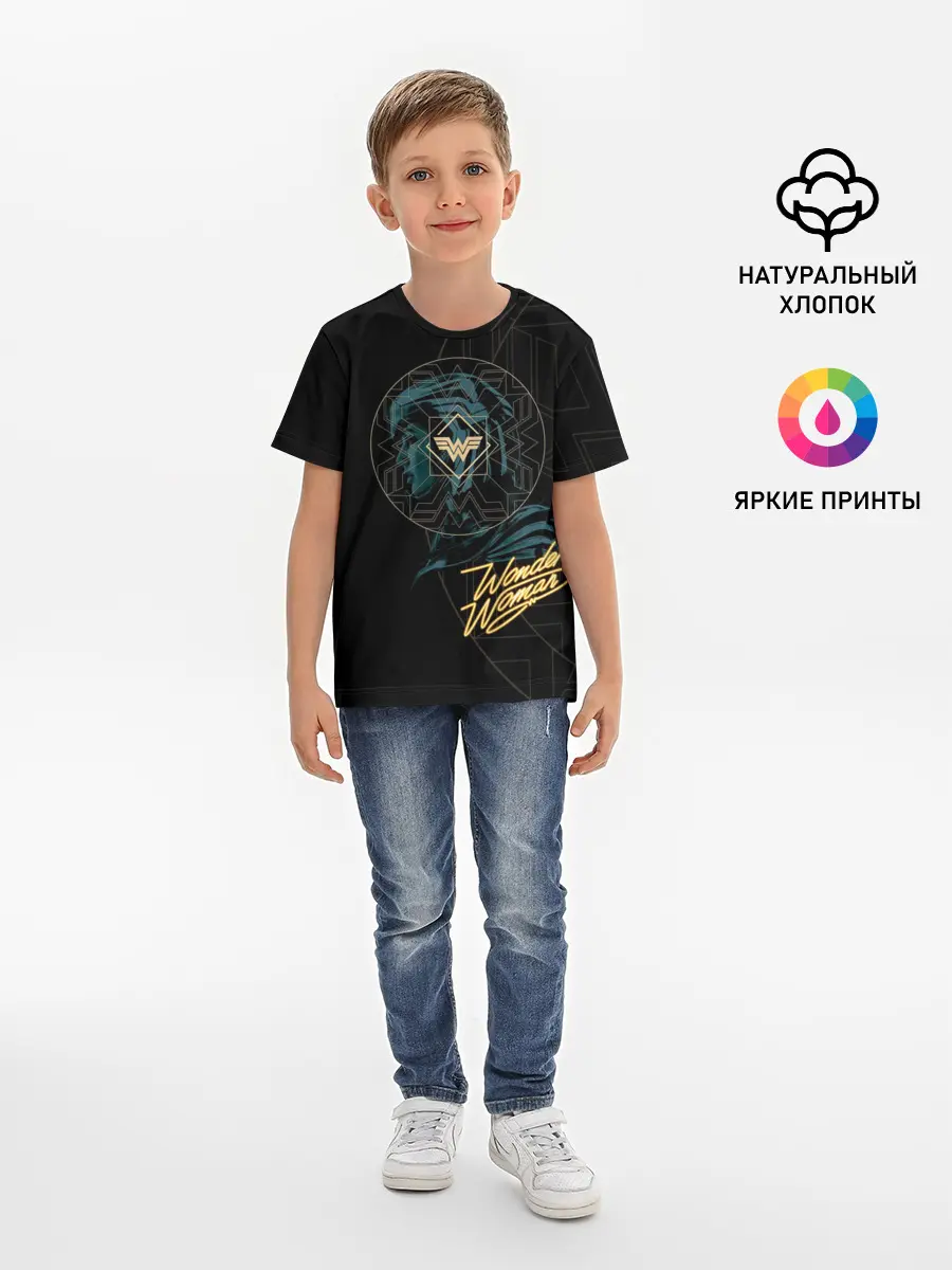 Детская базовая футболка / Wonder Woman