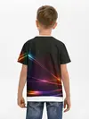 Детская базовая футболка / Неоновые Линии