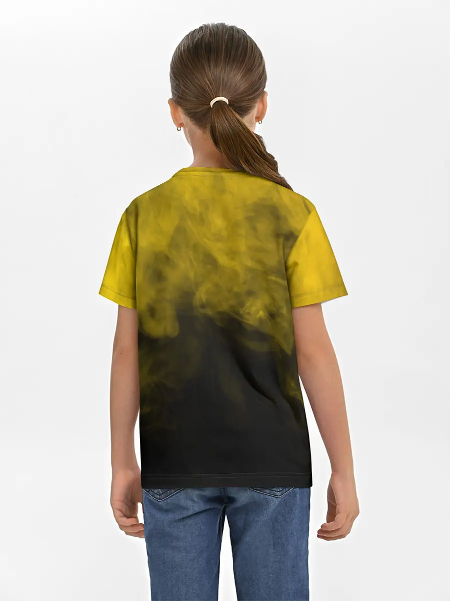 Детская базовая футболка / FREEFIRE | YELLOW SMOKE