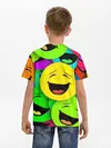 Детская базовая футболка / ВЕСЁЛЫЕ СМАЙЛИКИ.