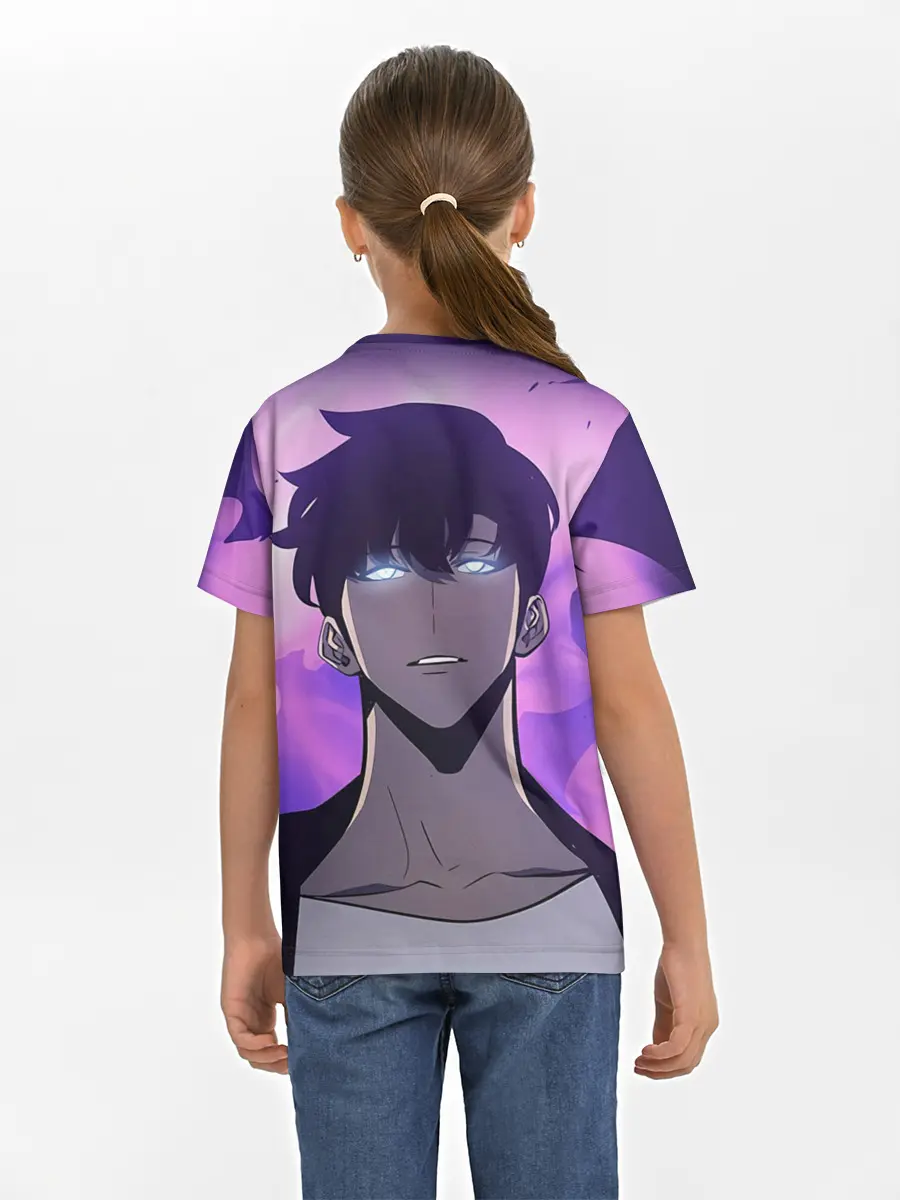 Детская базовая футболка / Поднятие уровня в одиночку