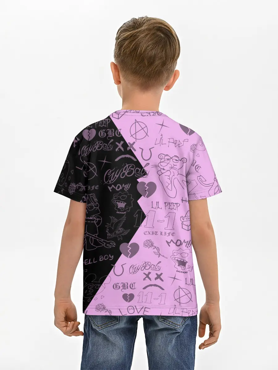 Детская базовая футболка / LIL PEEP.