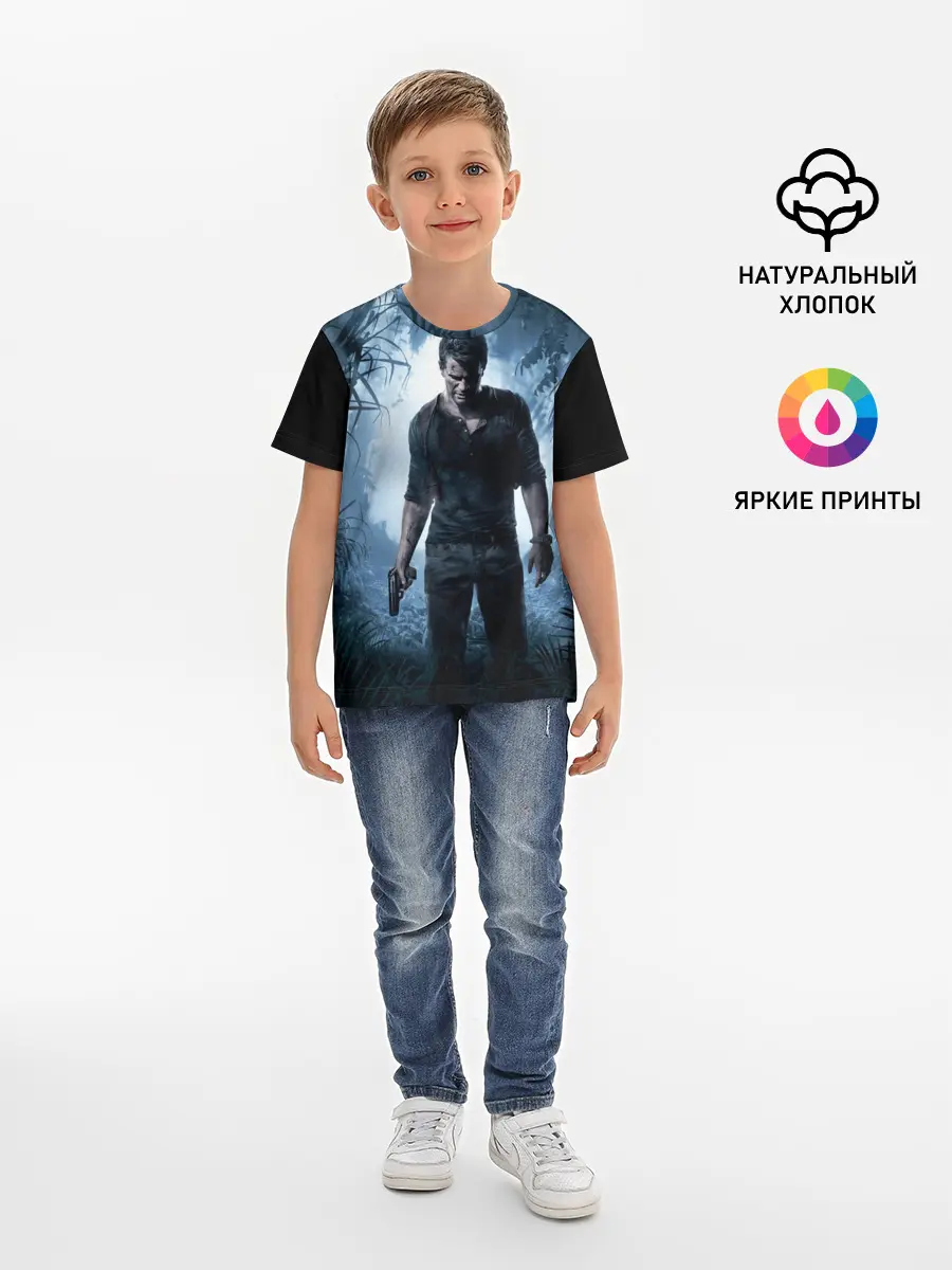 Детская базовая футболка / Uncharted 4