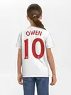 Детская базовая футболка / Майкл Оуэн Англия Ретро