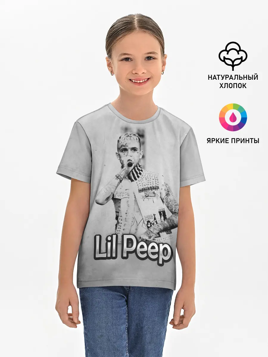 Детская базовая футболка / Lil Peep