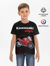 Детская базовая футболка / KAWASAKI NINJA / КАВАСАКИ