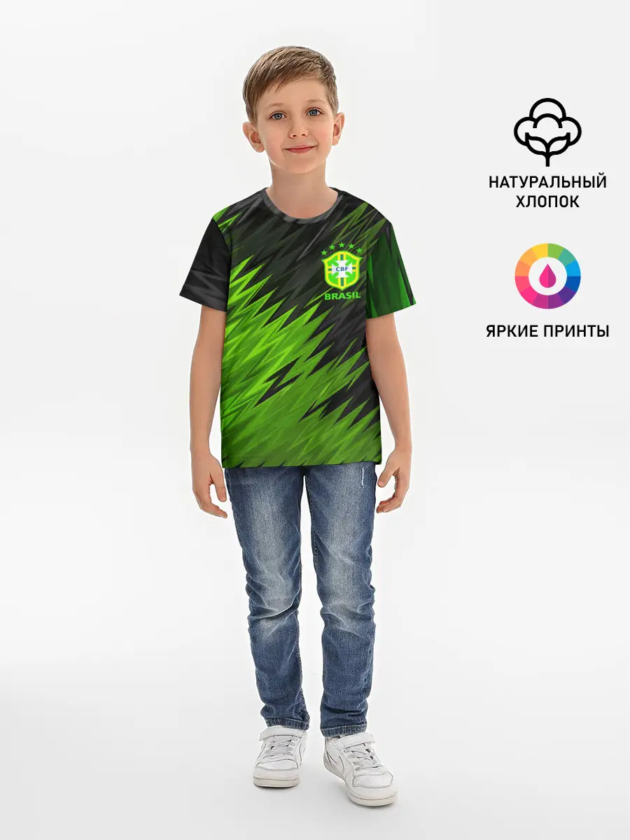 Детская базовая футболка / Сборная Бразилии
